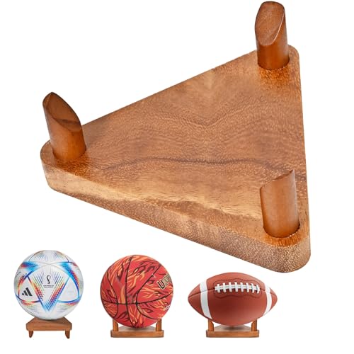 Ball Racks, Soccer Racks, Basketball , Volleyball Souvenir Display , made of walnut wood