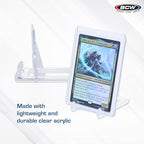 BCW 2-Piece Card Display Stands | Showcase Top Loaders, Magnetics, Screwdowns |Trading Card Display| Card Display Stand | Card Stand | Semi Rigid Card Holder Stand (10 Pack) - color: 10 Pack