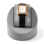 Microfiber Single Watch Stand Display Jewelry Watch Showcase Display Stand(Grey) - color: Grey