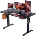 ErGear Height Adjustable Electric Standing Desk, 48 x 24 Inches Sit Stand up Desk, Memory Computer Home Office Desk, Black - color: Black, size: 47.2 x 23.6 Inches