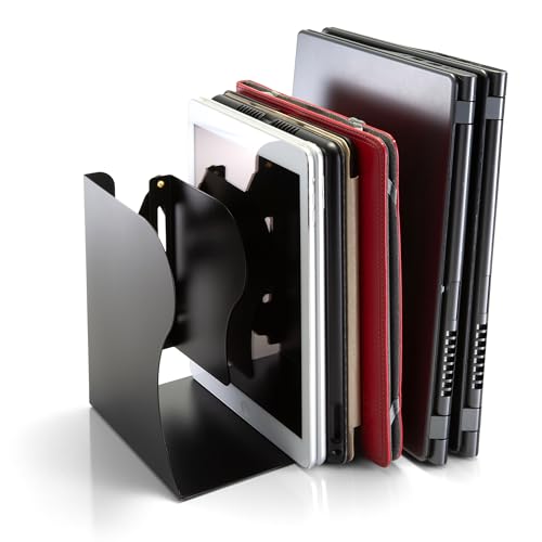 Officemate Adjustable Bookends, Expandable 4"-18", Black. - color: Black