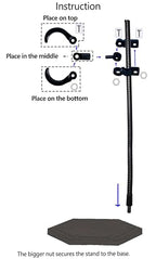 4PCS Transparent Action Figure Stand, Doll Model Display Holder Base, Action Figure Display Stand Base Compatible with Gundam 1/144 Toy HG RG SD SHF with screwdriver.