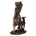 Veronese Design 6 1/2 Inch Artemis The Greek Goddess of The Hunt Cold Cast Resin Bronze Finish Sculpture