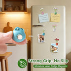 8 Pcs Cute Fridge Magnets Mini Vase Magnets for Fridge with Artificial Flowers, Tiny Ceramic Vase Refrigerator Magnets, Decorative Cute Magnets for Kitchen, Office, Locker, Whiteboard