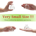 Hewory Mini Bud Vases for Centerpieces: 28pcs Small Glass Vase Bulk - Clear Tiny Vases for Wedding Baby Shower Birthday Party Events Table Decor