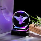 Qianwei Cat Memorial Angel Statue - 3D Crystal Engraved Office Decor - Remembrance Bereavement Sympathy Gift in Memory of Deceased Pets - style: cat memorial