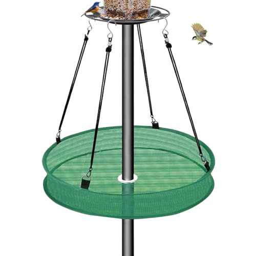 Bird Seed Catcher Tray for Hanging Bird Feeder Platform, 20 inches Birdseed Hoop for Hummingbird Feeders Bee Feeder Outdoor Garden Hanging Tray(1PC-) - color: 1PC-