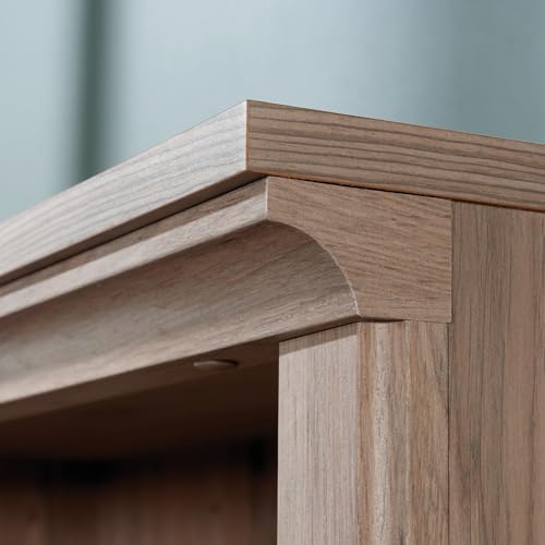 Sauder 5 Tier Book Shelf Wooden Bookcase Multipurpose Bookshelf for Home Office, Living Room, in Laurel Oak - color: Laurel Oak