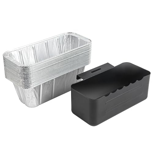 Drip Tray for Blackstone Griddles - Heavy Duty Grease Catcher Fits 17, 22, 28, 30 & 36 Inches, Includes Cup & 20 Disposable Liners, Easy Cleanup - color: Drip Tray+20pc Aluminum foil box