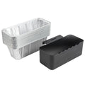 Drip Tray for Blackstone Griddles - Heavy Duty Grease Catcher Fits 17, 22, 28, 30 & 36 Inches, Includes Cup & 20 Disposable Liners, Easy Cleanup - color: Drip Tray+20pc Aluminum foil box