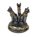 Bast Bastet Cats Crystal Ball Stand Sphere Display, Natural Healing Feng Shui Glass Orb Holder Base Statue Decoration, for 40mm-80mm Ball - style: Bast Cat