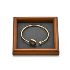 Jewelry Display Tray for Ring Earrings Necklace Bangle Solid Wood Jewelry Dish Tray Catchall(XS,Grey) - color: Grey, size: 10 * 10 * 1.5cm