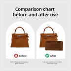 DGAZ Purse Bag Organizer Insert, Silk, Luxury Handbag Tote in Bag Shapers, Fits Kelly mini I/mini II /20/25/28/32/35/40 Bags (Gold, KL25) - color: Gold, size: KL25