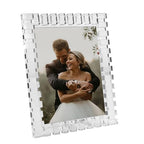 kitCom 8x10Inch Crystal Wedding Frame of Keepsake Photo Frames, Crystal Picture Frames with Sparkling Design, Tabletop Display Decor Frame(Fit 8x10 Max Photos), Clear with Gift Box - size: 8 x 10 inch