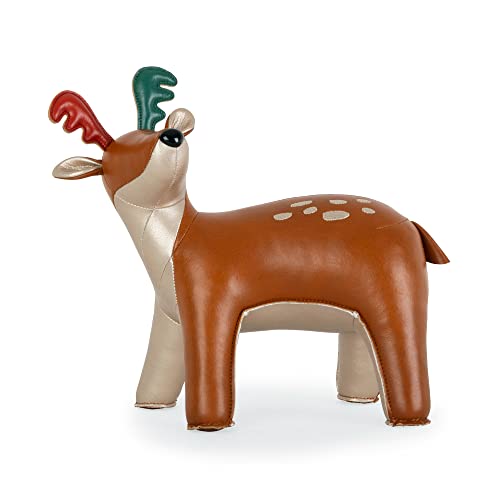 Zuny, Special Bookend (Deer Luke) Tan+Pearl Gold-2022 X'Mas - color: Deer Luke X’mas