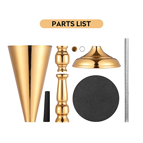 10 Pcs Gold Vase Wedding Centerpieces for Tables Centerpiece Table Decorations Metal Tall Artificial Flower Vases for Wedding Reception Party Birthday Event Home Decor