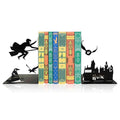 Black Magic Book Stopper - Decorative Bookends for Bookshelf - Unique Gifts for Family Friends Kids, Study Room Home Office Decor