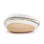 DEMDACO Inspired Everyday Collection The Love They Gave Echoes Through Our Whole Lives Black and Gold 4.5 x 3 Stoneware Decorative Garden Stepping Stone Patio Walkway Sculpture Yard Art - style: Inspired Stone - Remembrance