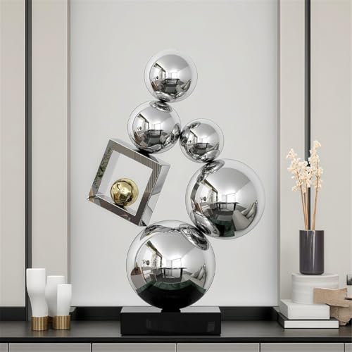 Statue Decorations Luxury Living Room TV Cabinet Wine Cabinet Ornaments Entryway Decorations Metal Crafts Home Decor Object