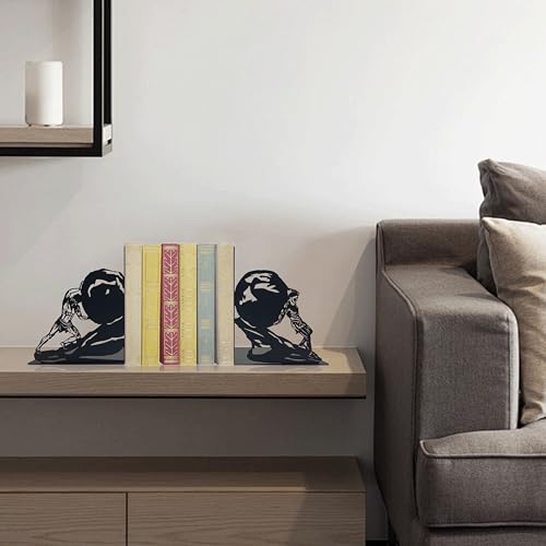 Sisyphus Statue Decorative Bookends - Greek Mythology Inspired, Robust and Durable