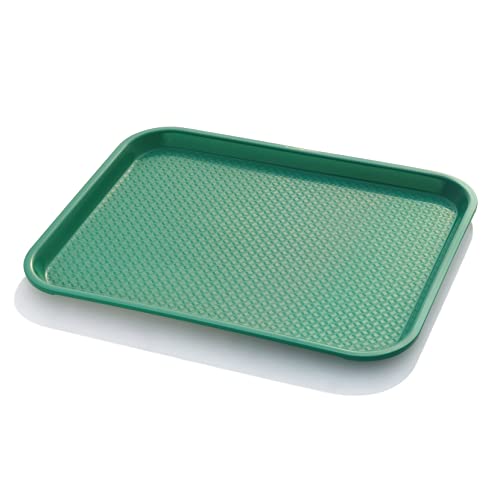 New Star Foodservice Fast Food Tray, Set of 12 (Green, 14 by 18-Inch) - color: Green, size: 14 by 18-Inch