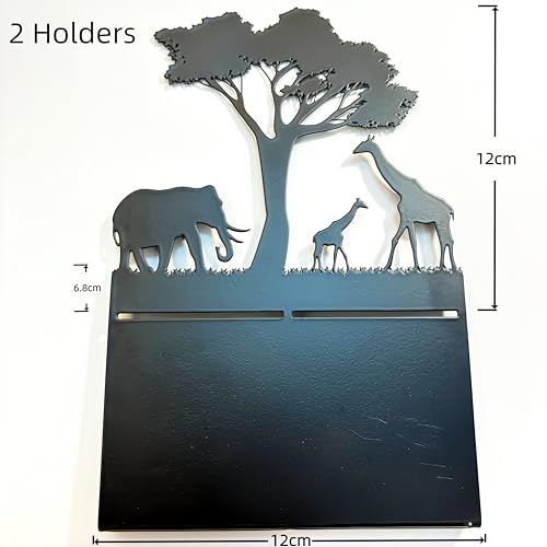 Candle Holders Metal, Creative Animal Elephant Form Candlestick Holder, 2 Holders Vintage Table Decorative Candlelight Candle Stand for Desk Home Decor Party