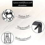 CHENGU 3 Pieces Metal Minimalist Abstract Woman Wall Art Line Drawing Wall Art Decor Single Line Female Home Hanging for Kitchen Bathroom Living Room - style: Cup Style