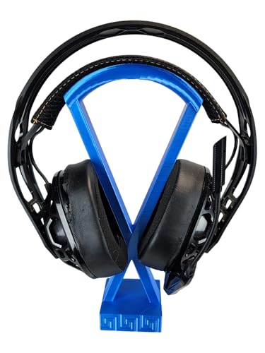Minimalist Headphone Stand (Shiny Blue) - color: Shiny Blue