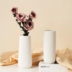 Ceramic Vase Perfect for Pampas Grass Home Décor Living Room Dining Table Farmhouse Office Bedroom Table Kitchen Shelf Elegant Ceramic Flower Vase Ideal for Modern and Rustic Spaces