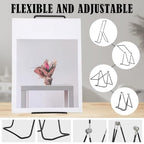 6 Pack Large Metal Book Stand for Display Adjustable Display Holder Easel Collector Stand for Home Office Back to School Books Frames Comic Plates Album CD Magazine (11.8 Inch) - size: 11.8 Inch