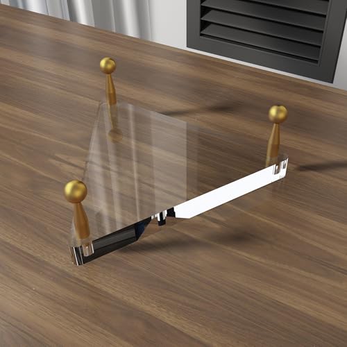 Acrylic Ball Holder 3-Pack, Small Size for Baseball, Softball & Golf Ball; Medium & Large Size for Basketball, Soccer, Volleyball; Horizontal Size for Rugby and Football - style: Triangle Gold - 4.1 x 3.6 inch