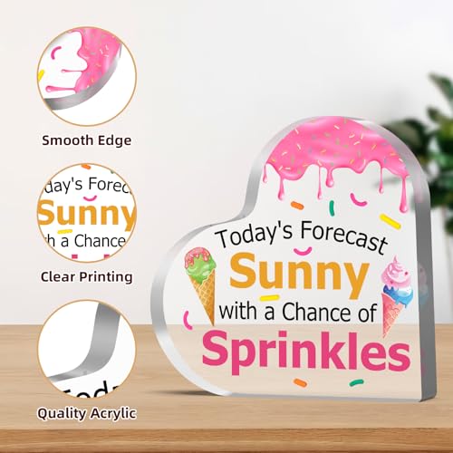 Summer Decor Decorative Gifts for Men Women Acrylic Sign Funny Summer Gifts Ideas Desk Decoration Home Shelf Decor Thank You Present