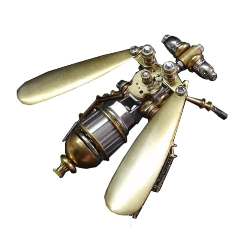 3D Steampunk Metal Fruit Fly Model Kit – DIY Mechanical Brass Insect Puzzle for Adults, Retro Collectible Assembly Craft, Unique Home Office Decoration Gift (Fruit Fly) - style: Fruit Fly