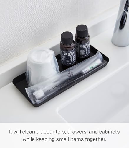 Yamazaki Home Tower Space Saving Vanity Tray - 4" X 8.5" - Steel