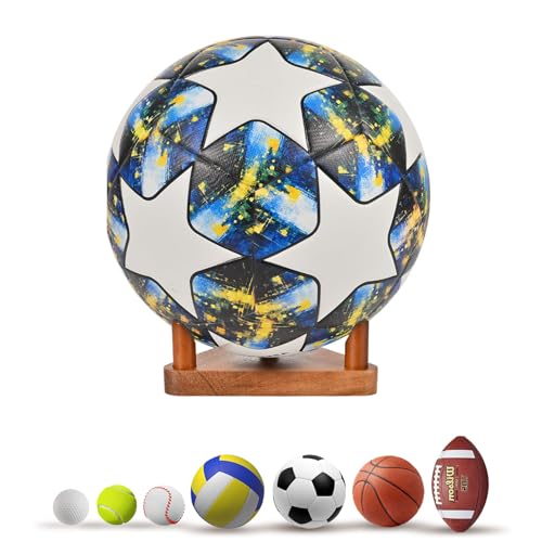 Ball Racks, Soccer Racks, Basketball , Volleyball Souvenir Display , made of walnut wood