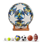 Ball Racks, Soccer Racks, Basketball , Volleyball Souvenir Display , made of walnut wood