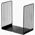 Minimalist Style Bookends Metal Adjustable Books Holder Stand Book Rack Desk Bookend - Beeline, Black - color: Beeline, Black