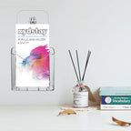 xydstay Acrylic Brochure Holder 4x9 Inches Slant Back Design, Clear Display Stand, Plastic Table Stand Sign Holder,Pamphlet Holder Flyer Holder,Display Stand,Table Signs Plastic Paper Holder for Office, Home, Store, 2 Pack