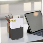 NUOBESTY Elegant Desktop Bookends Minimalist Reading Stand Book Organizer for Home Office Walnut Stylish File Holder to Keep Books and Documents Organized