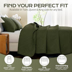 JYHOPE Olive Green Twin Quilt Set 68x90 Lightweight Microfabric Bedspread, 3-Piece Quilt Bedding with Pillow Shams, Summer Cooling Quilts, Ribbon Wrapped Gift - color: Weave Pattern-olive Green, size: Twin(68x90)