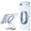 【2025 Upgraded】 Mag Safe Phone Ring Holder, SUPERONE Adjustable Magnetic Kickstand & Removable Phone Grip Compatible with Wireless Charging Only for iPhone 17 & 16 & 15 & 14 & 13 Series - Sierra Blue - color: Sierra Blue