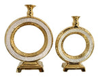 Rhinestone Vase Set of 2