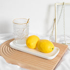CosyCorner Ceramic Bathroom Tray, White, 9.8in x 3.9in x 0.7in - color: White