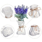 Irregular Shaped Vase for Flower, Unique Matte Glass Vase with Rope Crinkle Paper Design Hydroponic Art Flower Vase for Wedding, Dinning, Bookshelf, Home Decoration or Gift(Transparent)