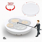 Funvalley Surperfect 9.8 Inches Electric Motorized Rotating Turntable Display Stand, USB Automatic Turntable Table for 360 Degree Products Display