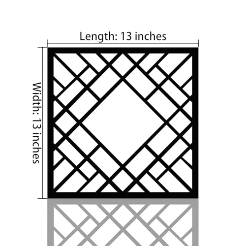 GlintHome Black Metal Wall Art - Minimalist 3D Textured Abstract Sculptures Wall Art for Bedroom Living Room Garden Office Bathroom Home Decor - color: Black-002, size: Small
