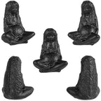 Nupuyai Hand Carved Mother Earth Statue for Home Decor, Natural Black Obsidian Crystal Figurine Stone Sculpture Decoration for Fengshui - style: Mother Earth