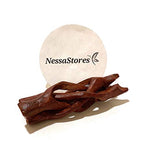 NessaStores - Carved Tripod Wood Stand Holder 4" #JC-045 (8 pcs) - size: 8 pcs