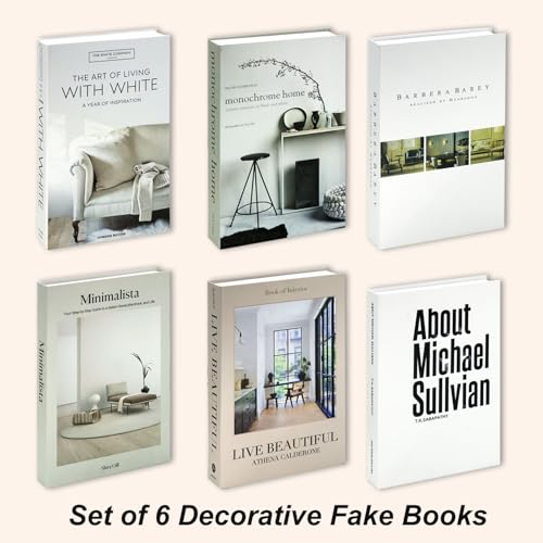 6 PCS DIY Faux Books for Decoration, Designer Luxury Modern Fake Decorative Books for Shelves Living Room Decorative Objects Entry Decor, Home Bookshelf Decor Coffee Table Stacked Book (Multicolor) - color: Multicolor