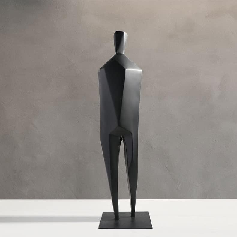 TOMYEUS Home Décor Simple Modern Style Abstract Figure Sculpture Decoration Hotel Office Living Room Porch Home Art Decoration Decoration Art Decorative (Color : A) - color: A